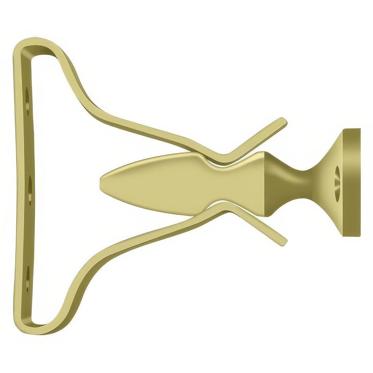 Deltana SDH193U3 SDH193 2" Shutter Door Holder Polished Brass