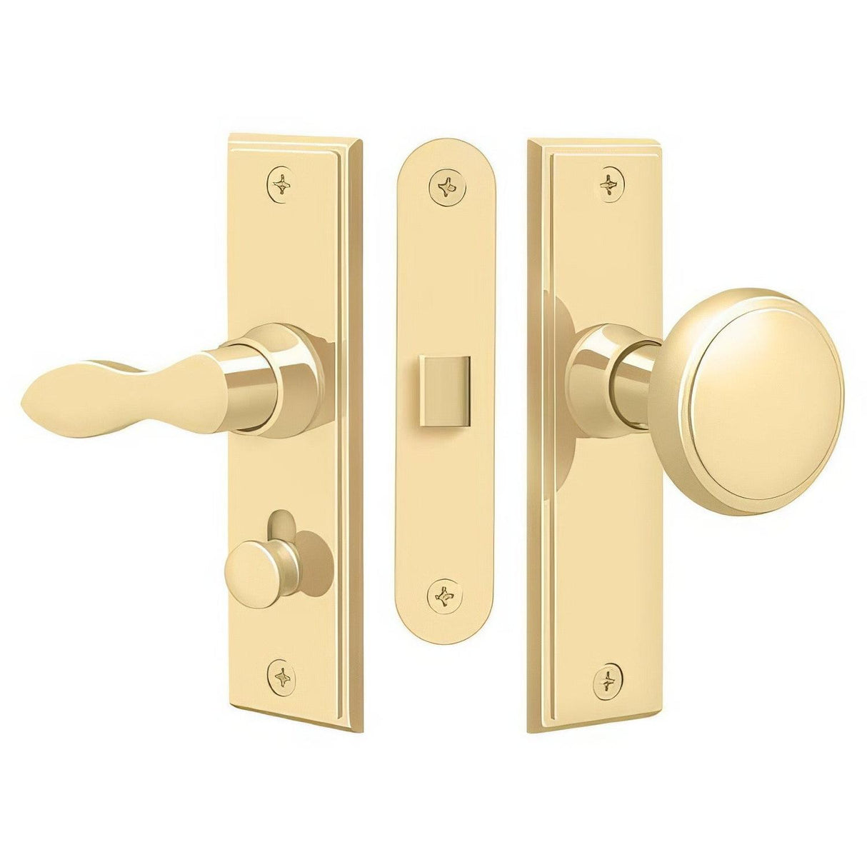 Deltana SDML334CR003 SDML334 Mortise Screen Door Latch Lifetime Polished Brass
