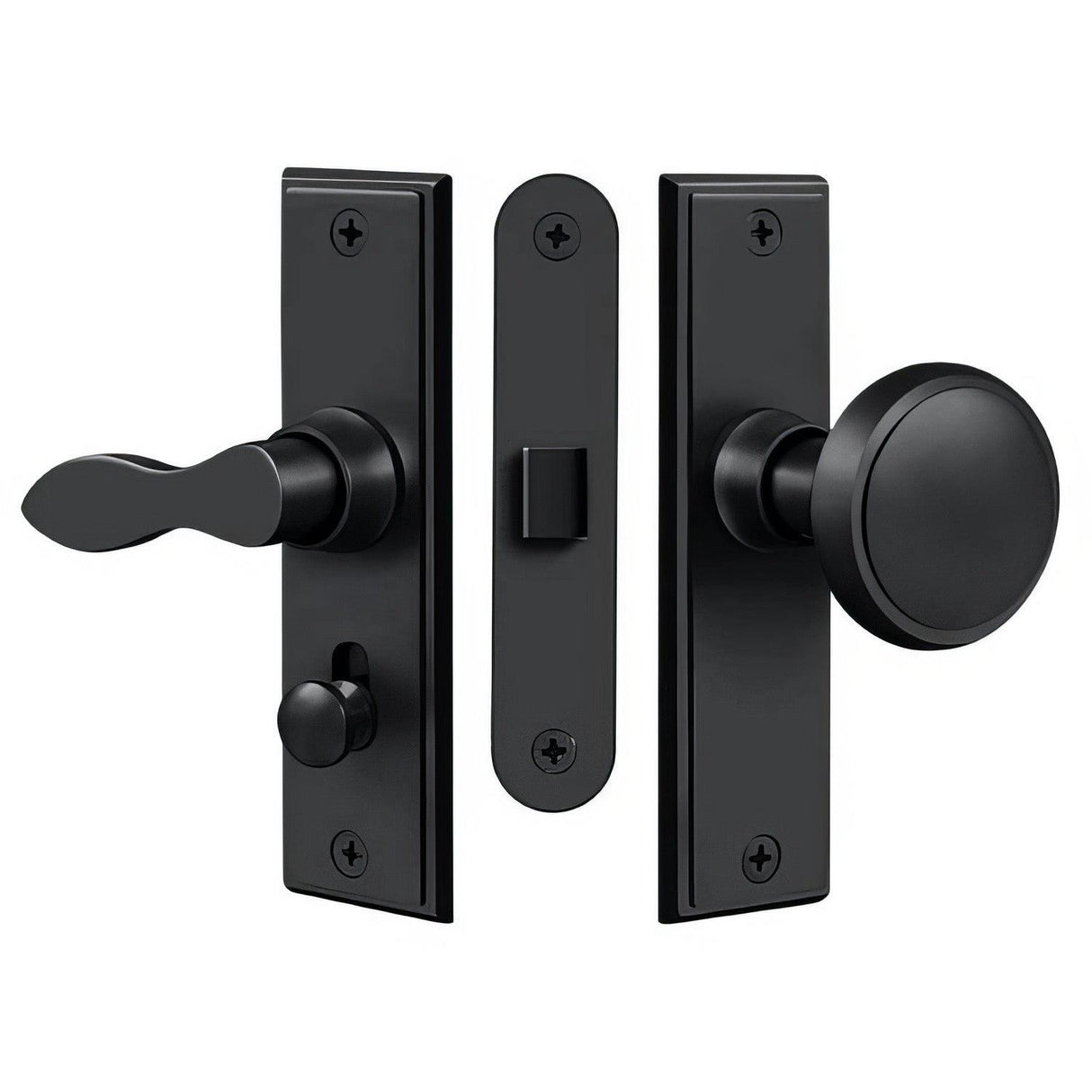 Deltana SDML334U19 SDML334 Mortise Screen Door Latch Paint Black