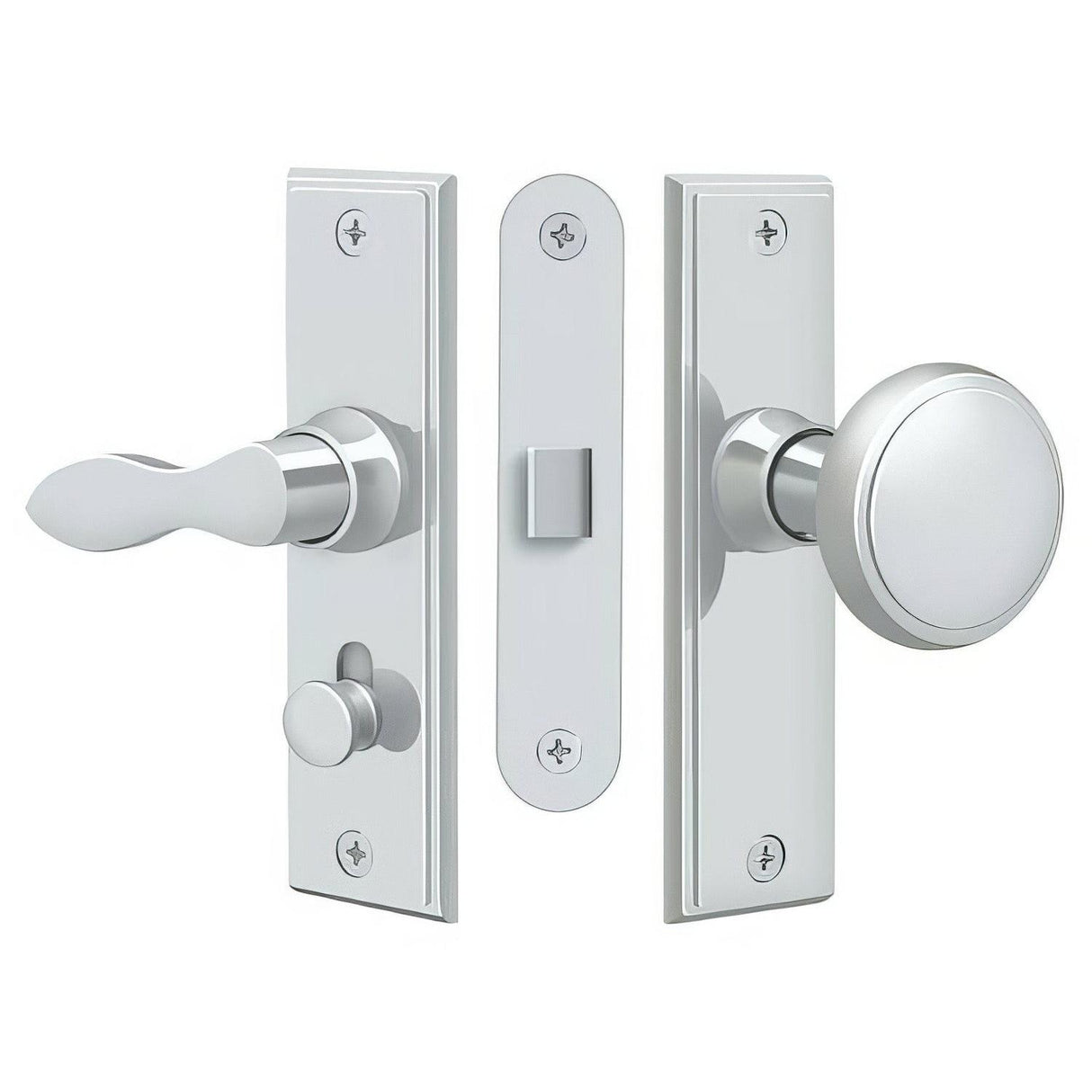 Deltana SDML334U26 SDML334 Mortise Screen Door Latch Chrome