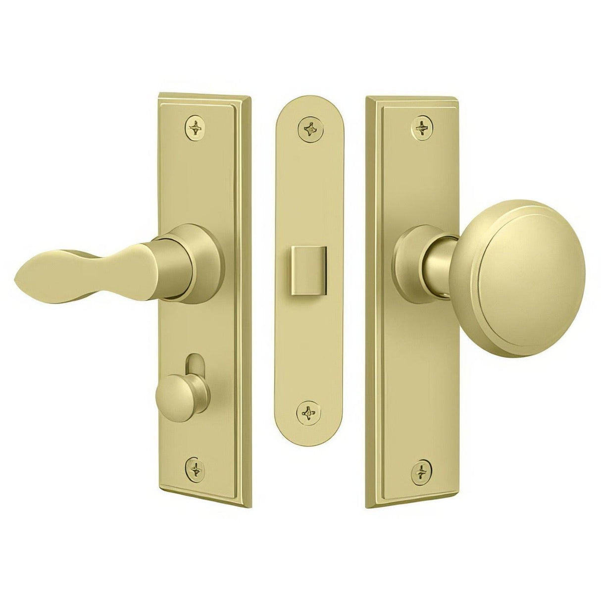 Deltana SDML334U3 SDML334 Mortise Screen Door Latch Polished Brass