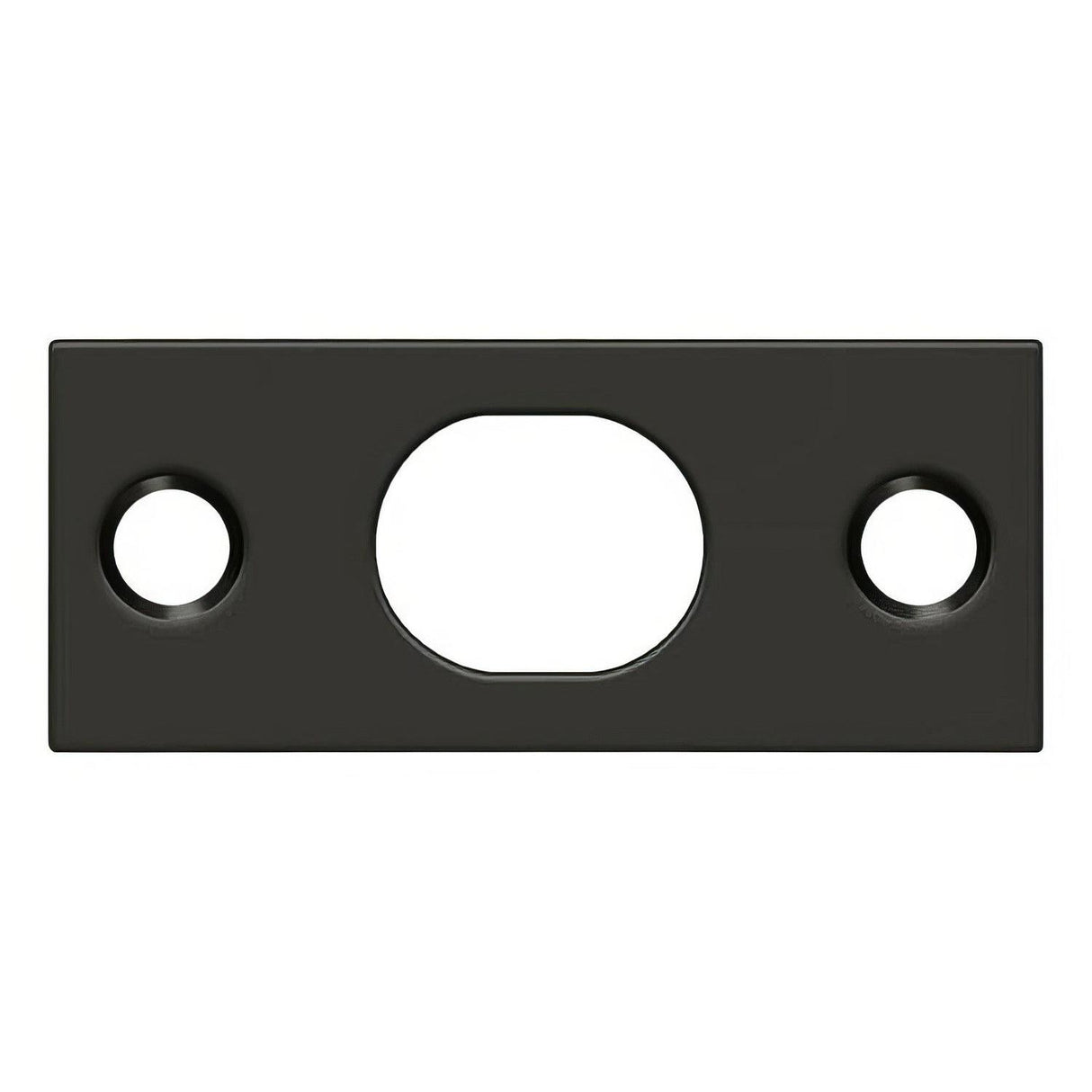 Deltana SP12EFB10B SP12EFB 2-1/4" x 1" Strike Plate for 12" Extension Flush Bolt Oil Rubbed Bronze