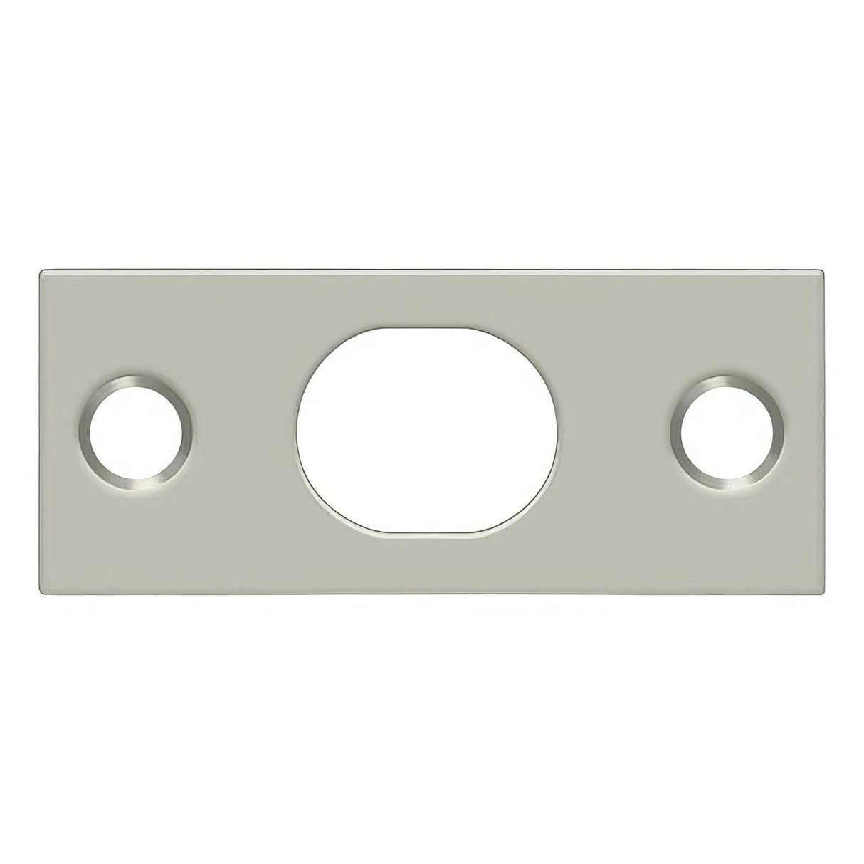 Deltana SP12EFB15 SP12EFB 2-1/4" x 1" Strike Plate for 12" Extension Flush Bolt Satin Nickel