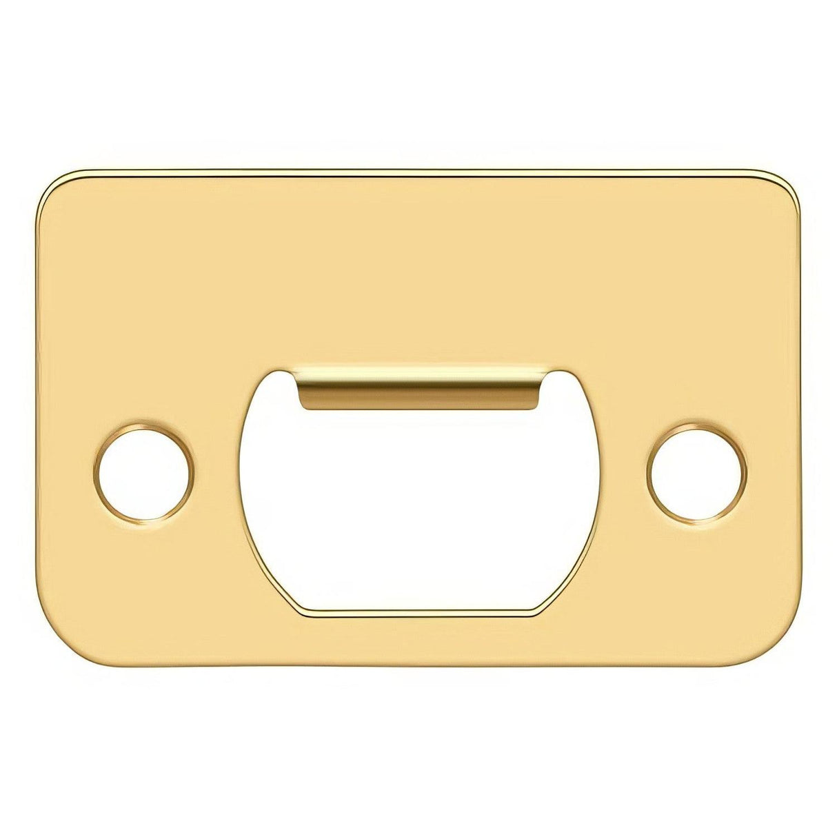 Deltana SP225CR003 SP225 2-1/4" x 1-1/2" Strike Plate Lifetime Polished Brass