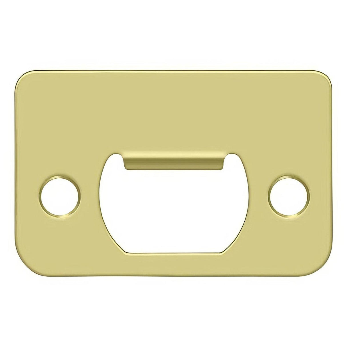 Deltana SP225U3 SP225 2-1/4" x 1-1/2" Strike Plate Polished Brass