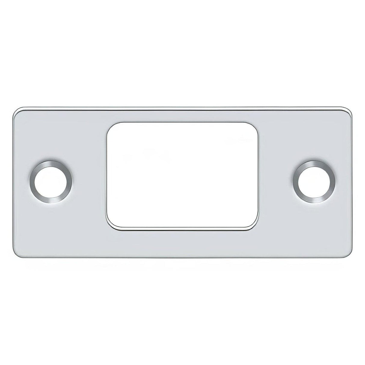 Deltana SP2753U26 SP2753 2-3/4" x 1-1/4" Deadbolt Strike Plate Chrome