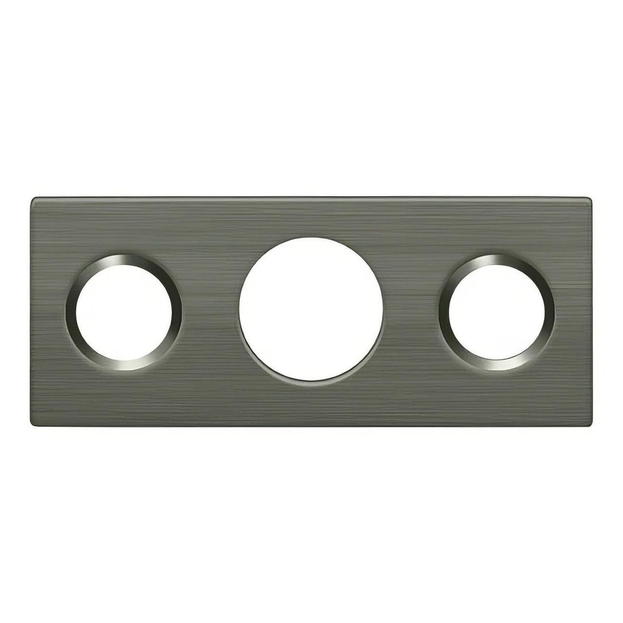 Deltana SP7FBR15A SP7FBR 1-1/2" x 5/8" Strike Plate for 7" Flush Bolt Antique Nickel