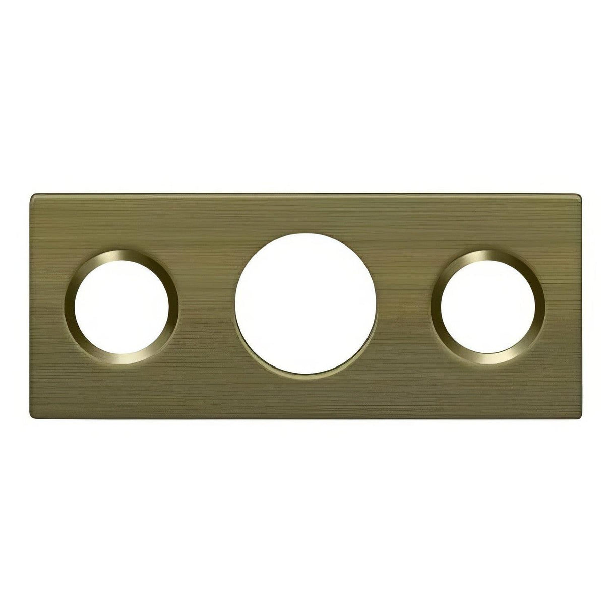 Deltana SP7FBR5 SP7FBR 1-1/2" x 5/8" Strike Plate for 7" Flush Bolt Antique Brass