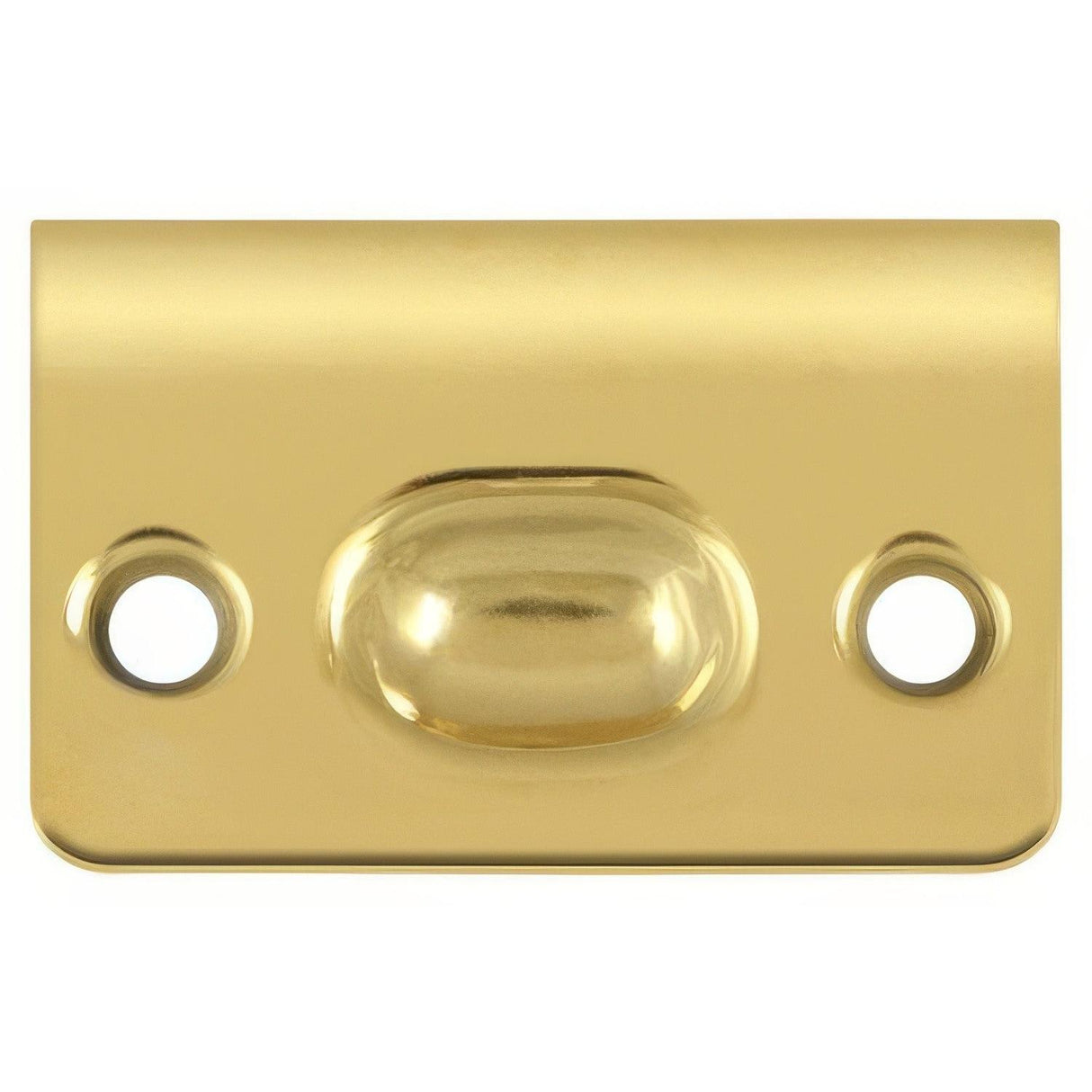 Deltana SPB349CR003 SPB349 Door Strike for Drive In Ball Catch Lifetime Polished Brass