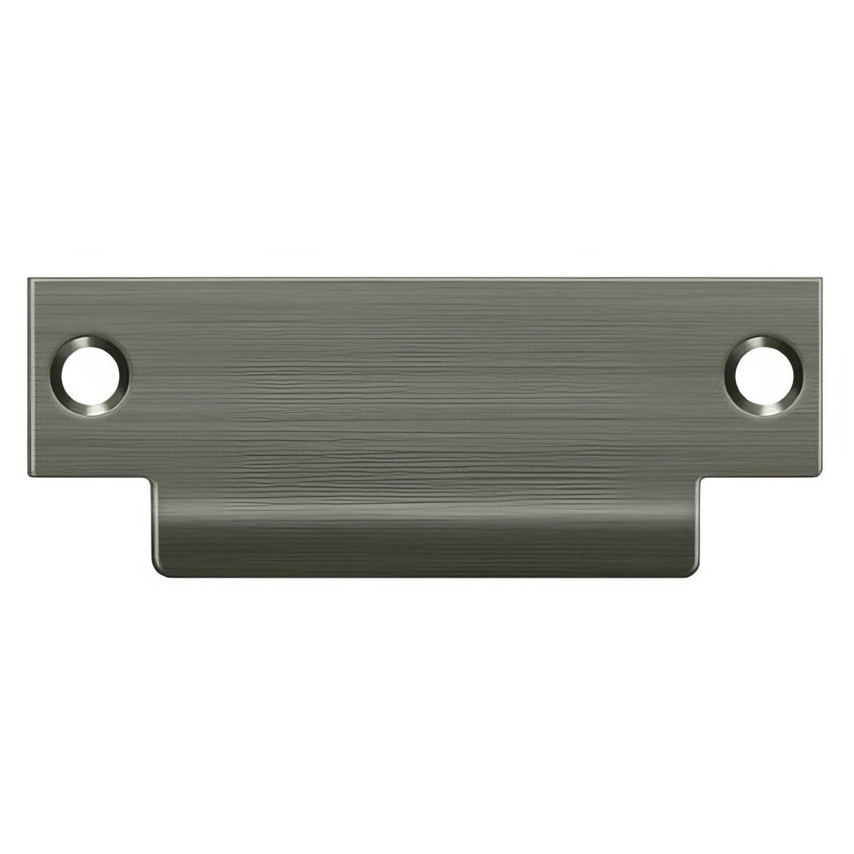 Deltana SPBDB478U15A SPBDB478 4-7/8" ANSI T-Strike Plate without Latch Hole Antique Nickel