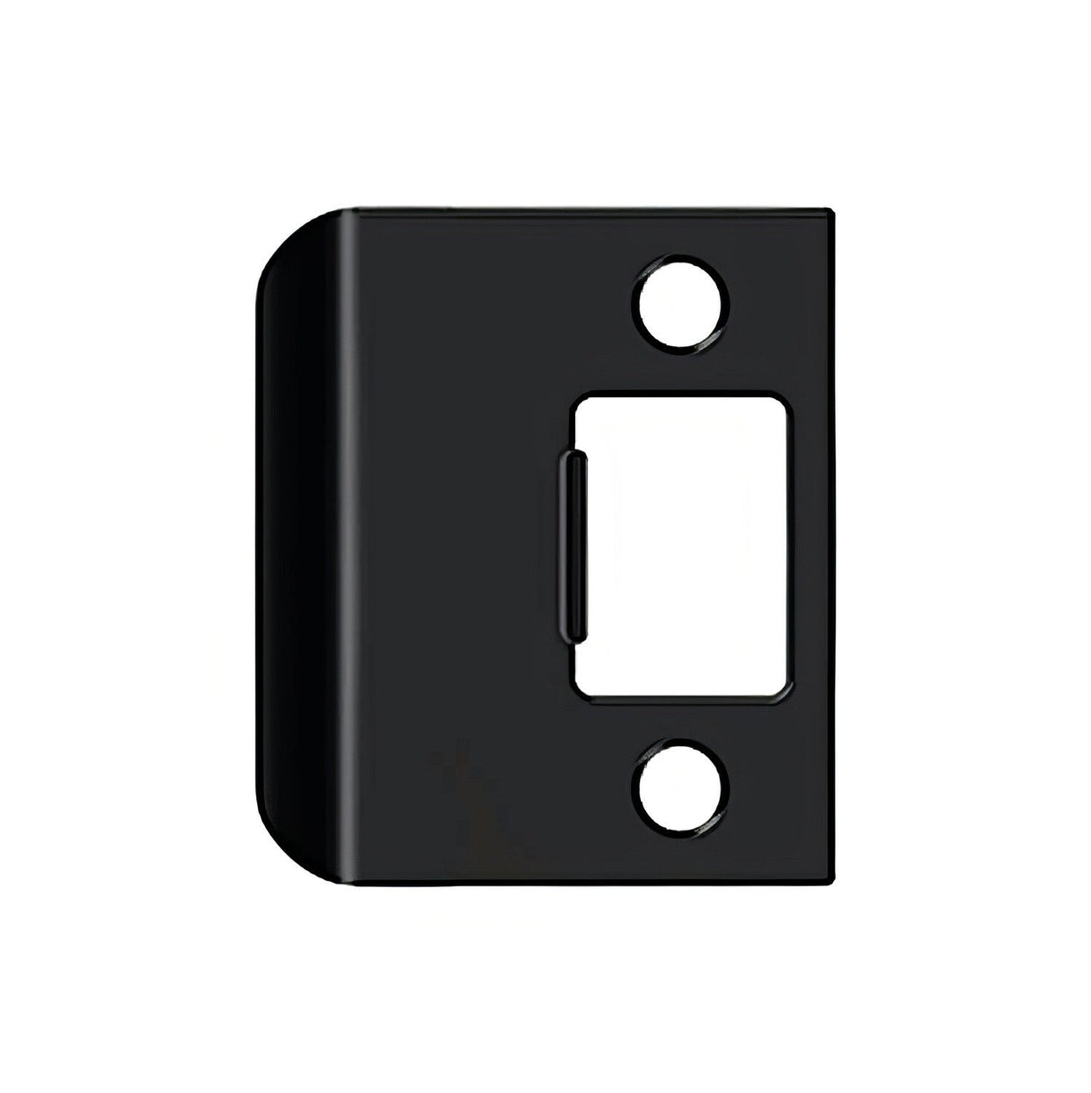 Deltana SPE200U19 SPE200U 2" x 2-1/4" Extended Lip Strike Plate Black