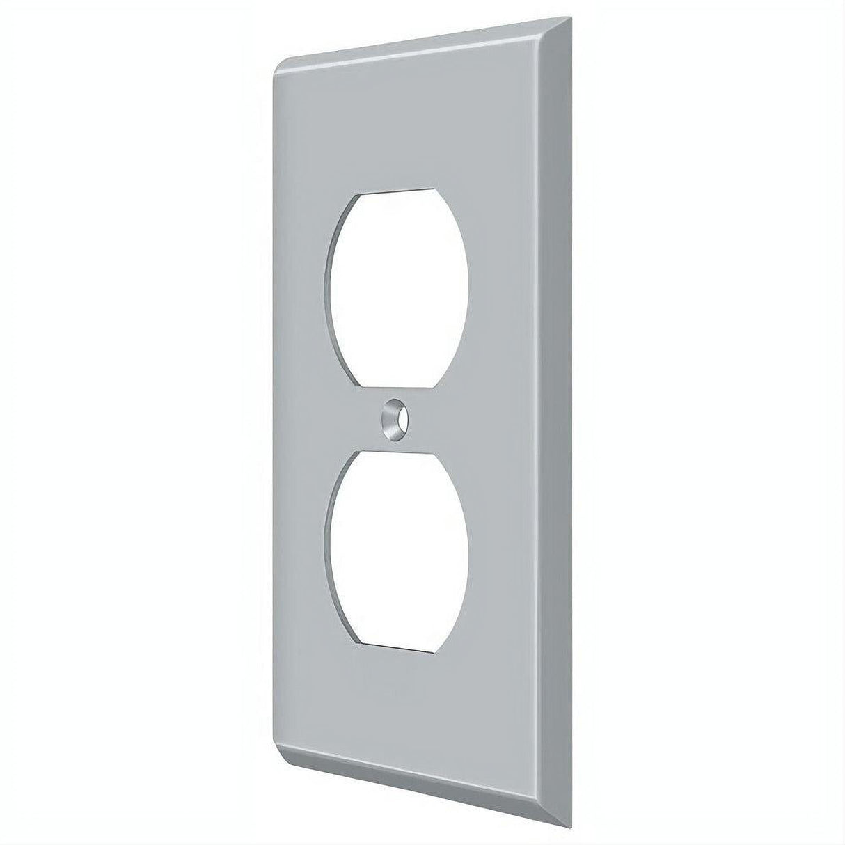 Deltana SWP4752U26D SWP4752 Double Outlet Switch Plates Satin Chrome