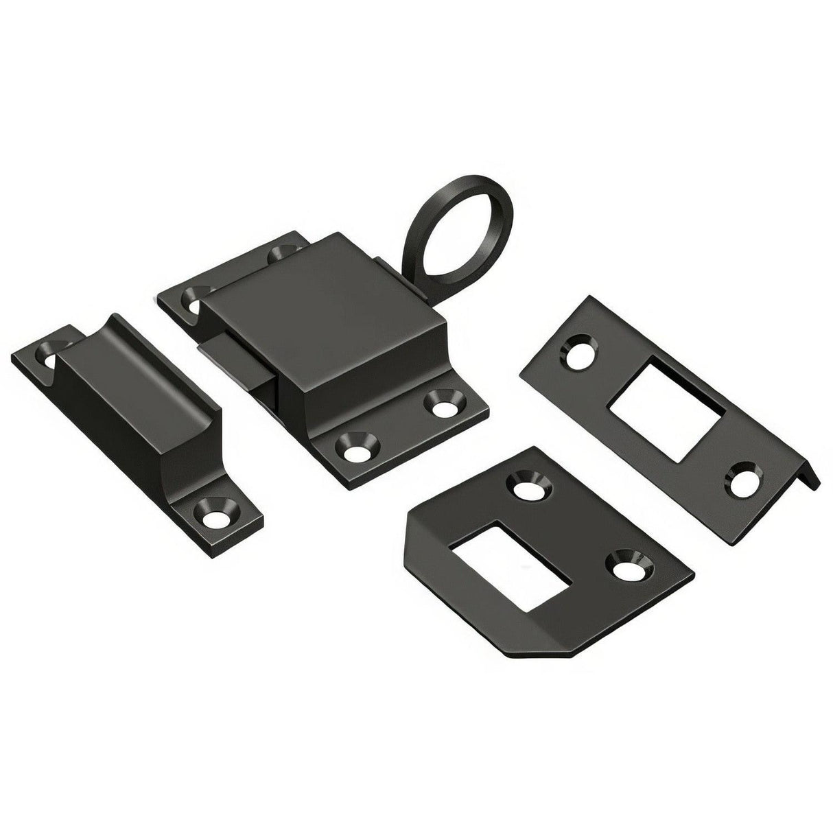 Deltana TC80U10B TC80 Transom Catch for Doors or Small Windows Oil Rubbed Bronze