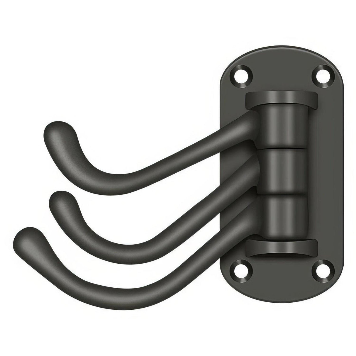 Deltana TSH40U10B TSH40 HD Triple Swivel Hook Oil Rubbed Bronze
