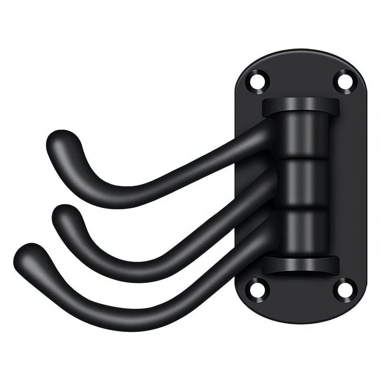 Deltana TSH40U19 TSH40 HD Triple Swivel Hook Paint Black