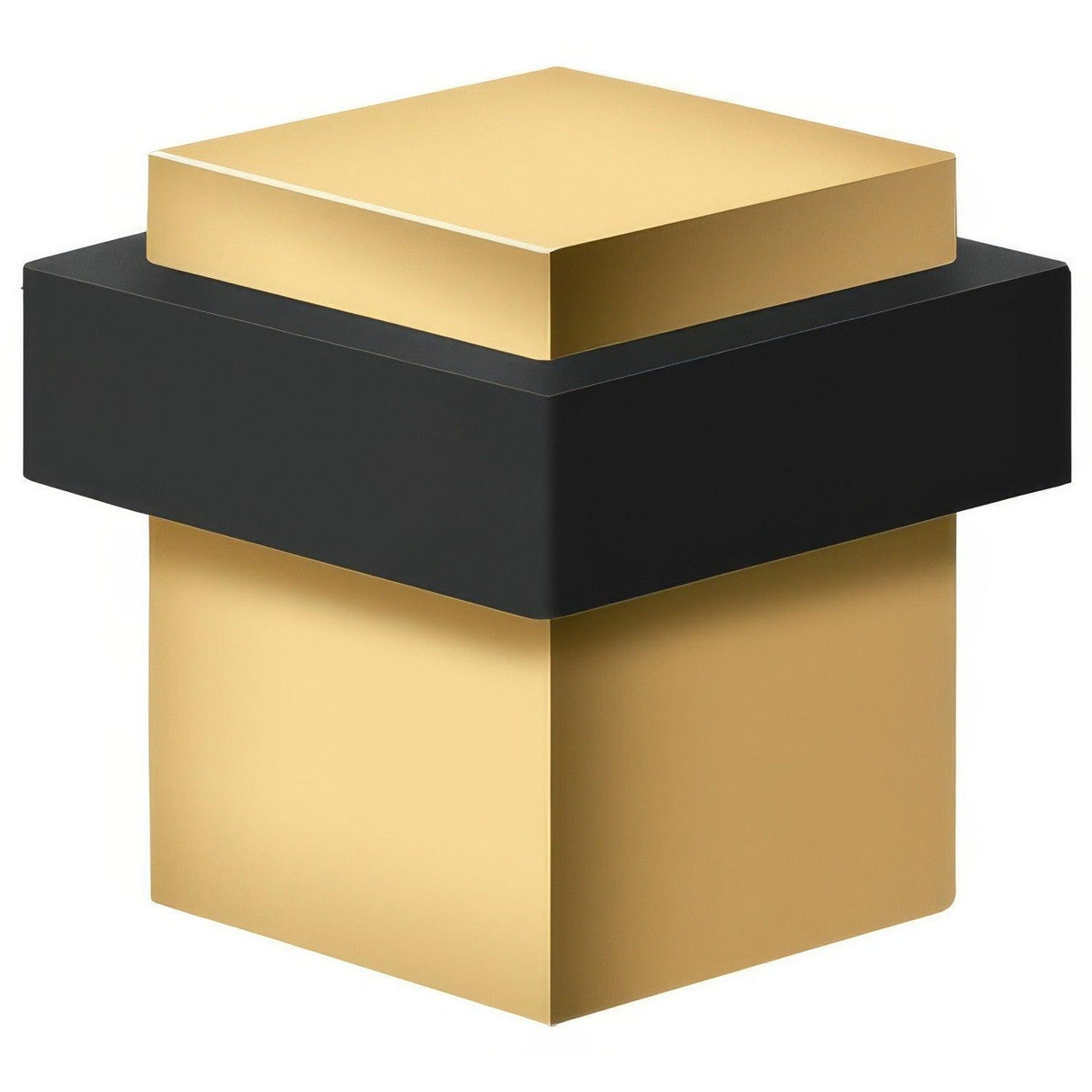 Deltana UFBS138CR003 UFBS138 1-3/8" Square Universal Door Stop PVD Polished Brass