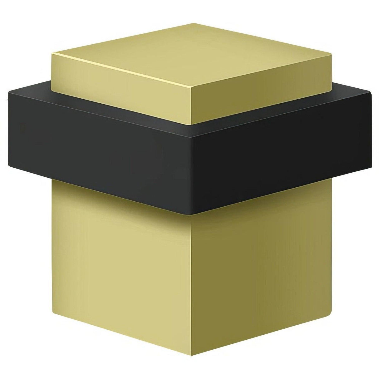 Deltana UFBS138U3 UFBS138 1-3/8" Square Universal Door Stop Polished Brass