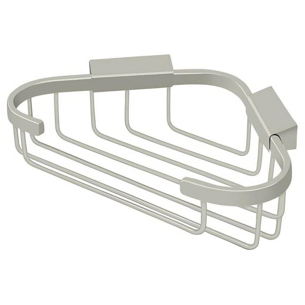 Deltana WBC8570U15 WBC8570 8-1/2" Wire Corner Shower Basket Satin Nickel
