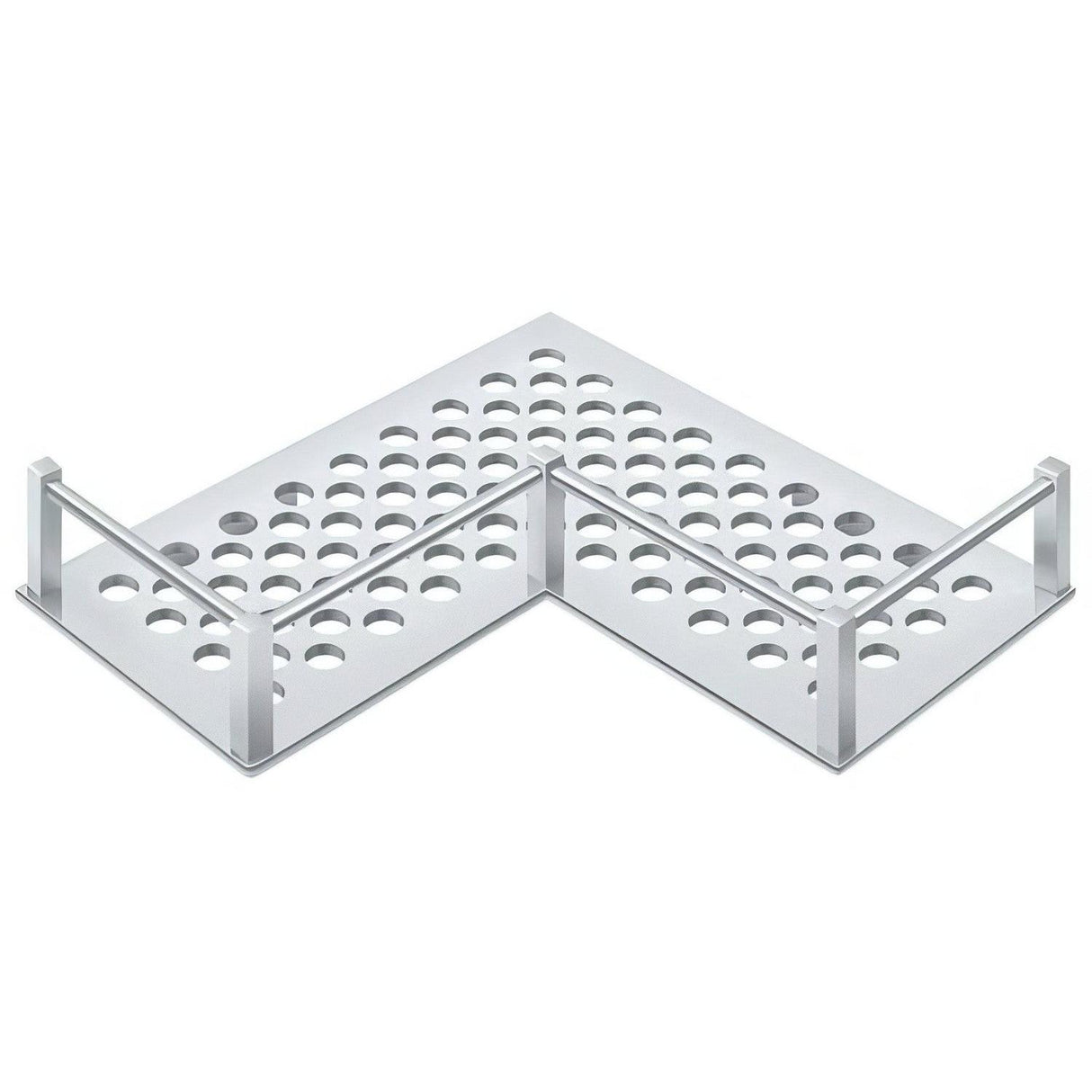 Deltana WBHDUC9U26 WBHDUC9 9" HD Universal L Shaped Corner Shelf Chrome