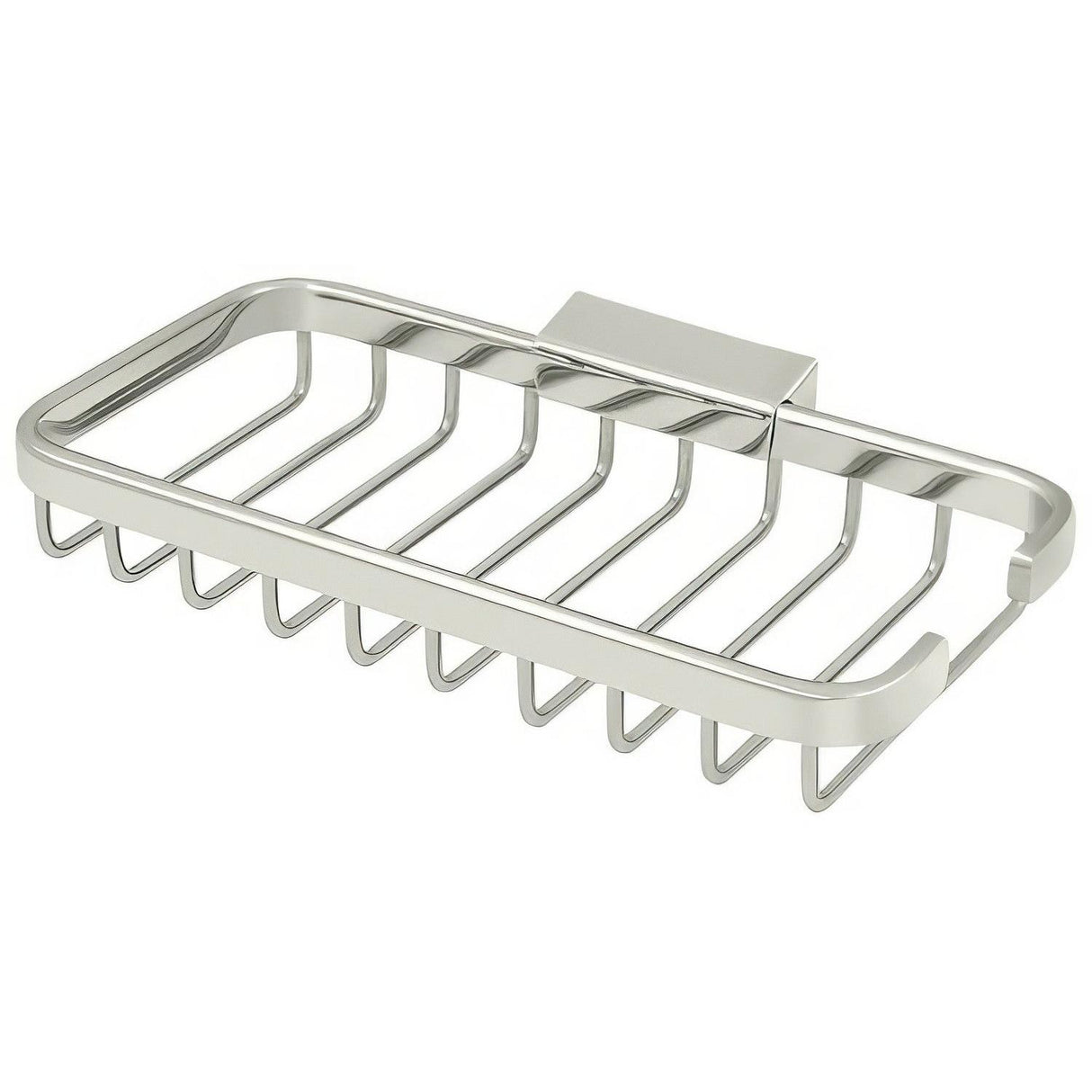 Deltana WBR8040U14 WBR8040 8" x 4" Wire Shower Basket Polished Nickel