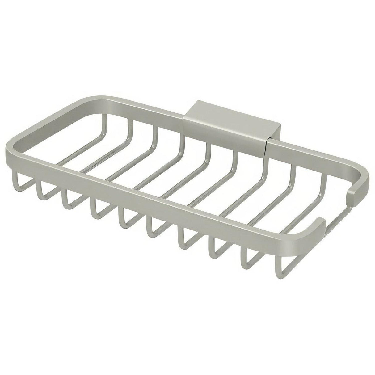 Deltana WBR8040U15 WBR8040 8" x 4" Wire Shower Basket Satin Nickel