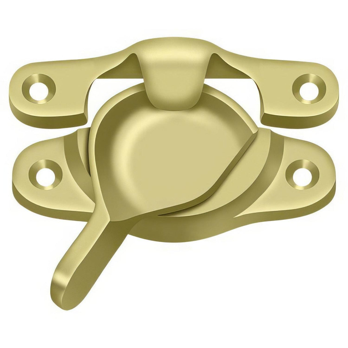 Deltana WLS9U3 WLS9 1 1/6" x 3" Window Sash Lock Polished Brass