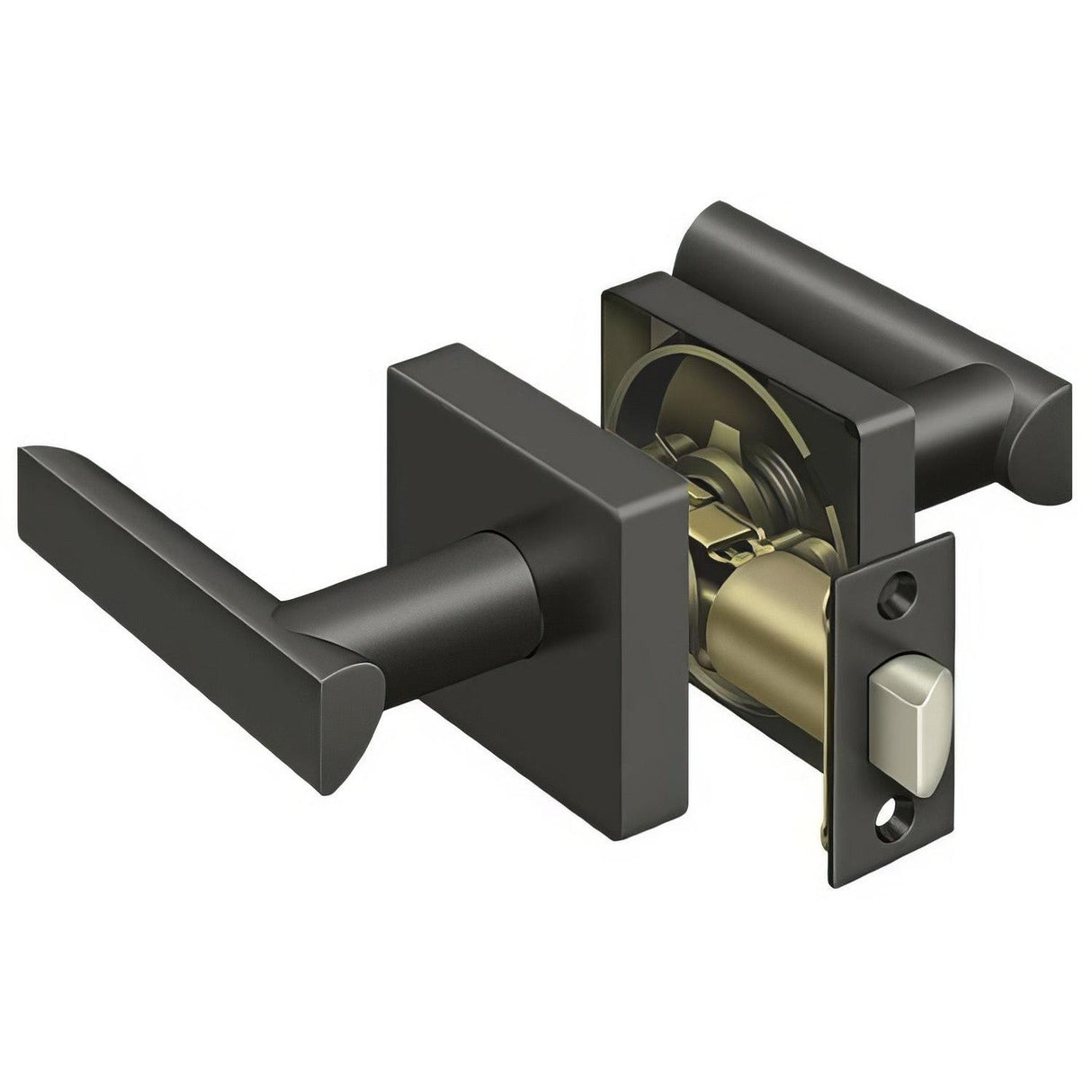 Deltana ZLLS3U10B ZLLS3U Elite Livingston Passage Door Lever Oil Rubbed Bronze