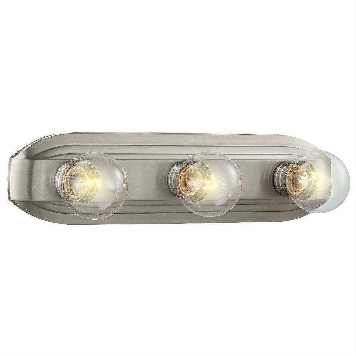 Designers Fountain 6613-BN Builder Vanity Three Light 300 Watt Bathroom Fixture Brushed Nickel