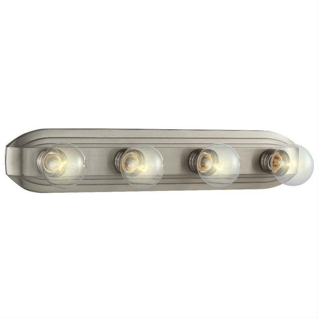 Designers Fountain 6614-BN Builder Vanity Four Light 400 Watt Bathroom Fixture Brushed Nickel