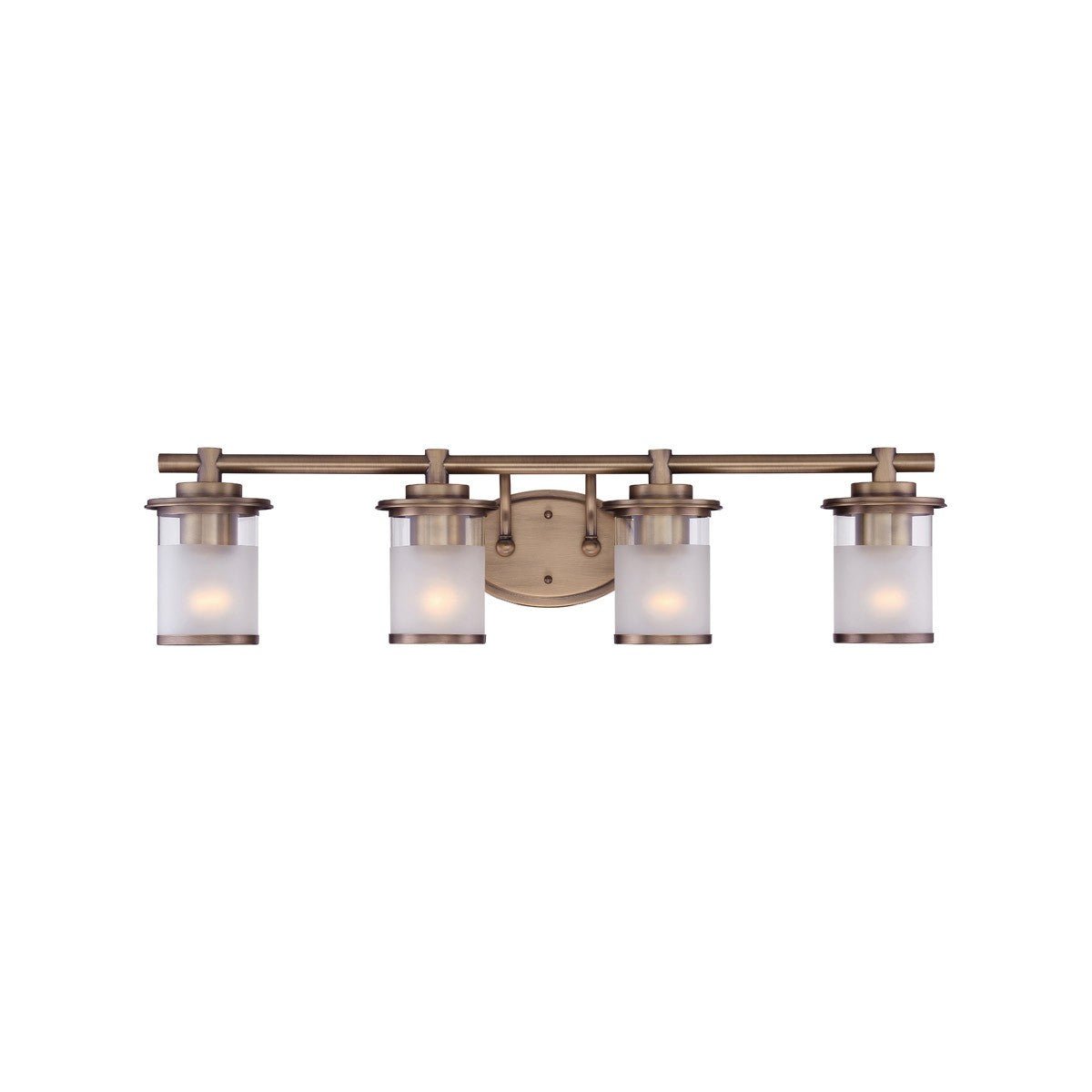 Designers Fountain 6694-OSB Essence 4 Light Bath Bar Bathroom Fixture Old Satin Brass