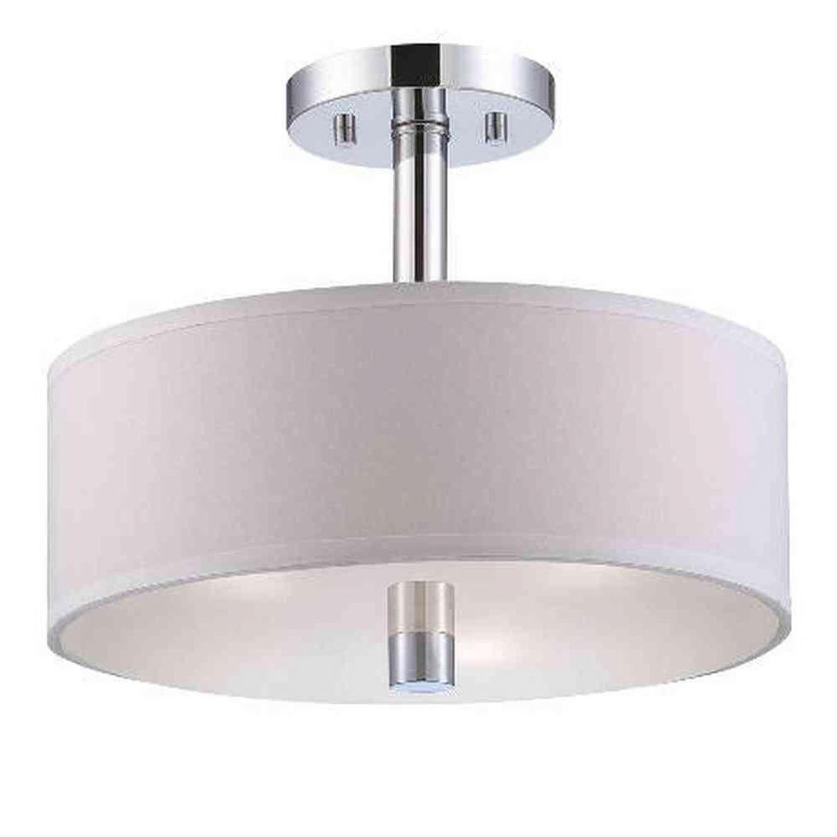 Designers Fountain 84511-CH Cordova 3 Light Semi Flushmount Chrome