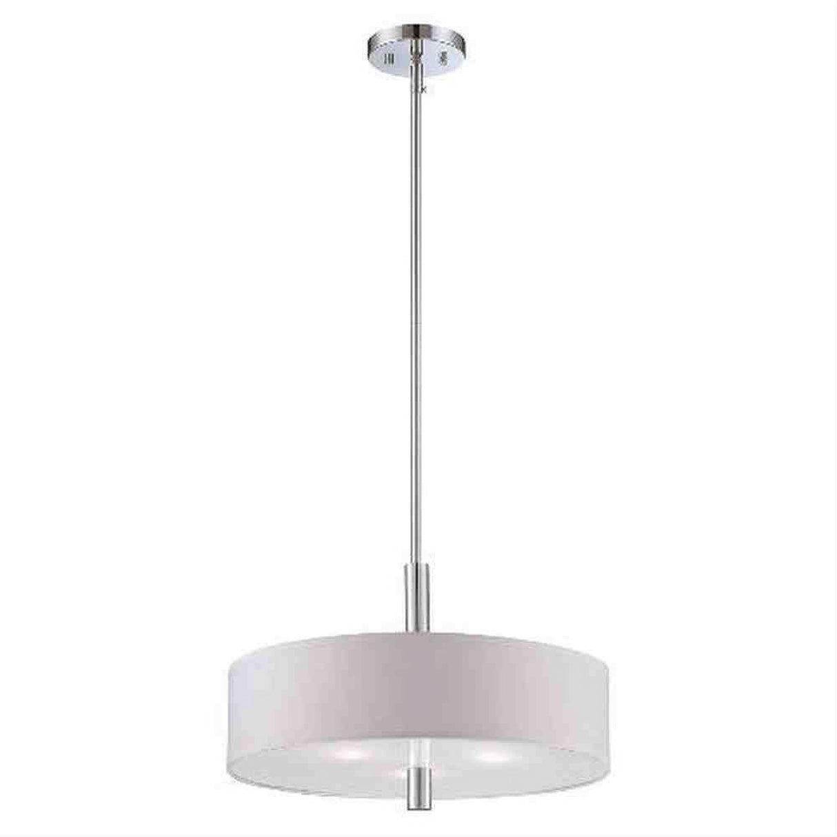 Designers Fountain 84531-CH Cordova 3 Light Down Light Pendant Chrome