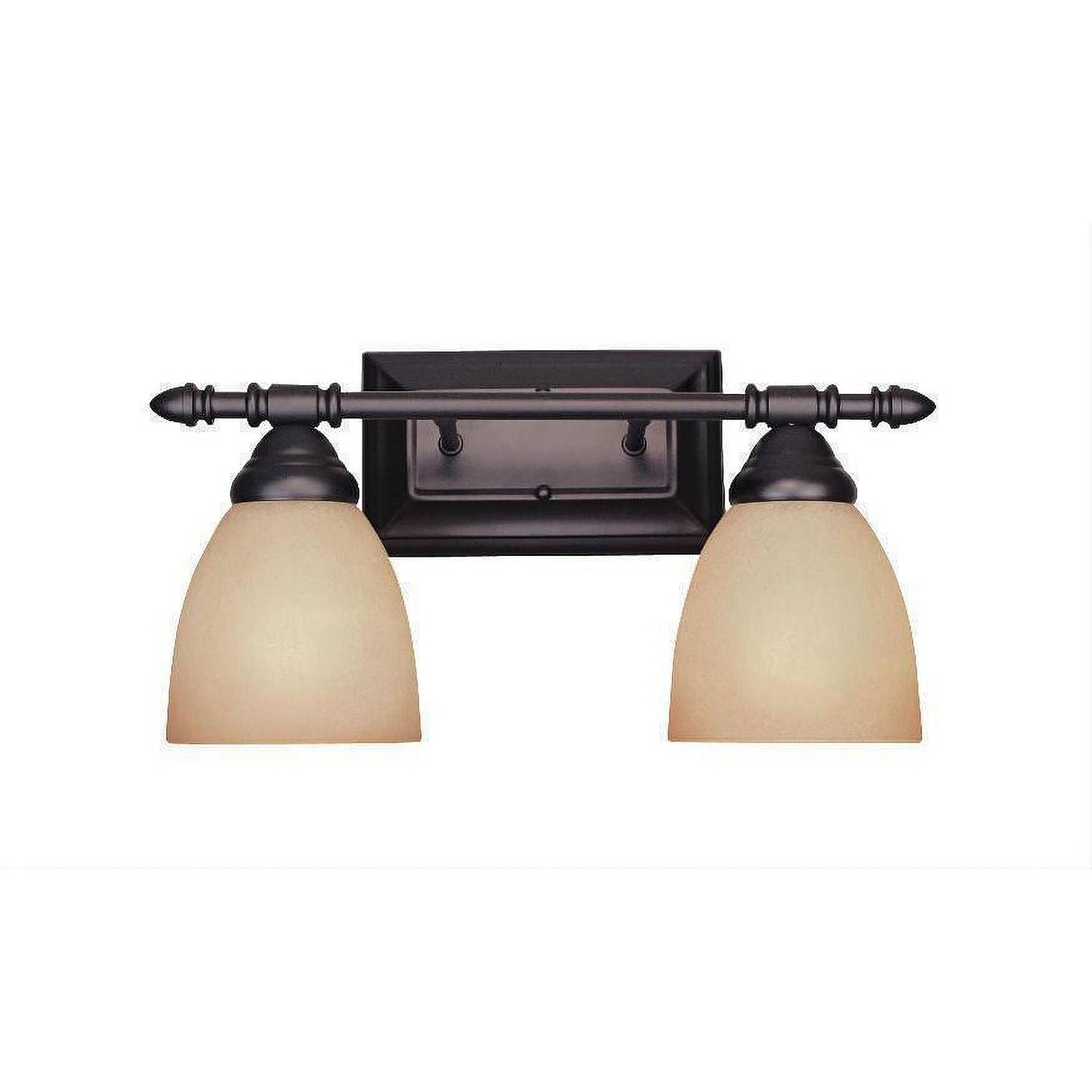 Designers Fountain 94002-ORB Apollo Tuscan Two Light Down Lighting Wide Bathroom Fixture Oil Rubbed Bronze