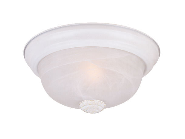 Designers Fountain 1257L-WH-AL 3 Light Large Flushmount With Alabaster Glass