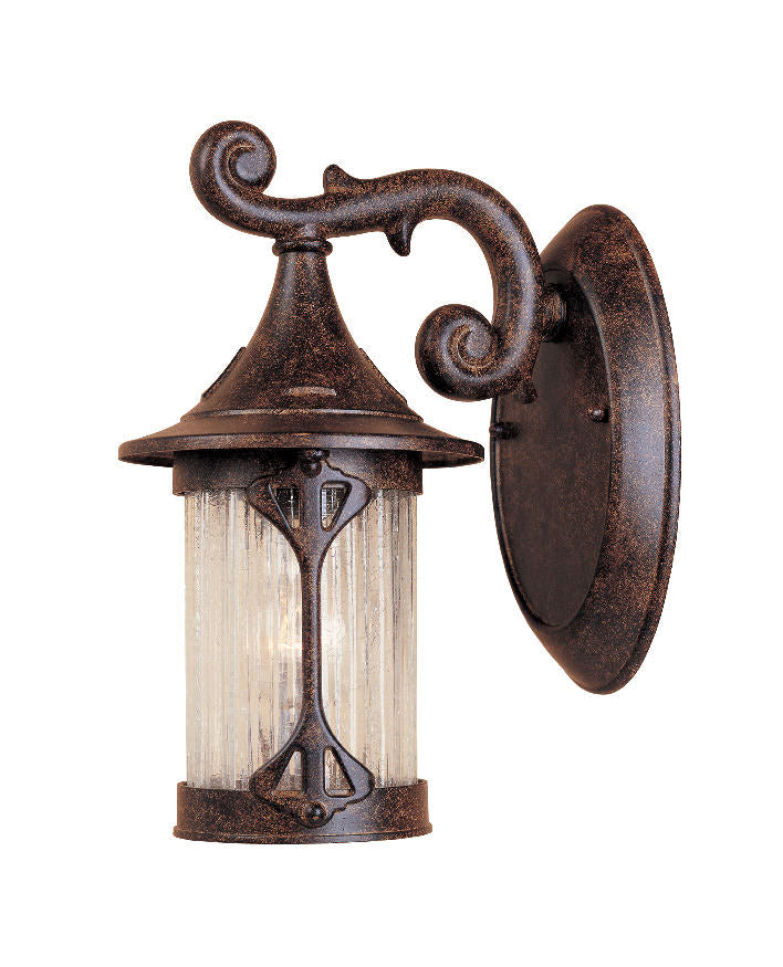 Designers Fountain 20901-CHN Grand Court 1 Light 5 1/2" Cast Aluminum Wall Lantern