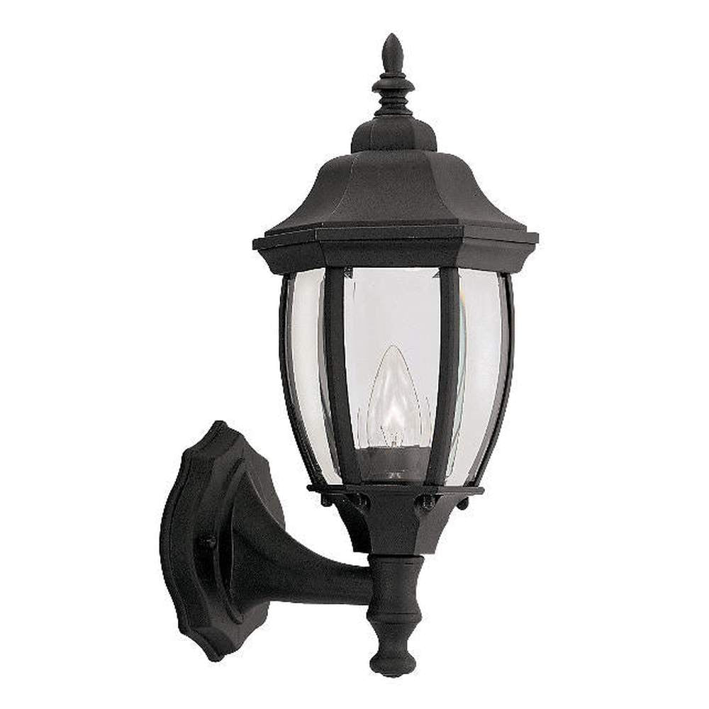 Designers Fountain 2420-BK black wall lantern