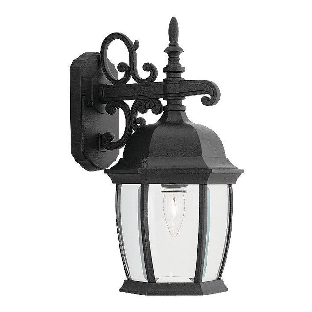 Designers Fountain 2421-BK black wall lantern