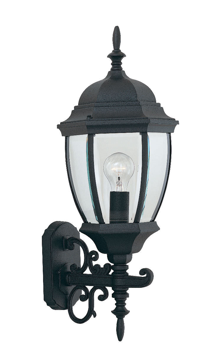 Designers Fountain 2432-BK black wall lantern
