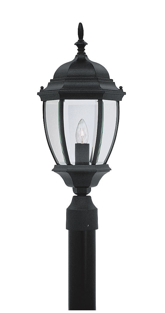 Designers Fountain 2436-BK black post lantern
