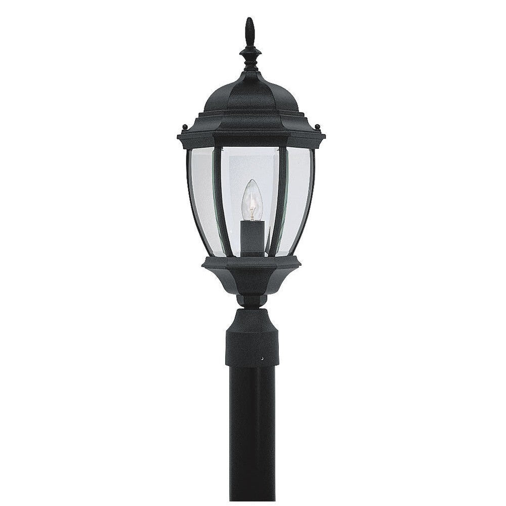 Designers Fountain 2436-BK black post lantern
