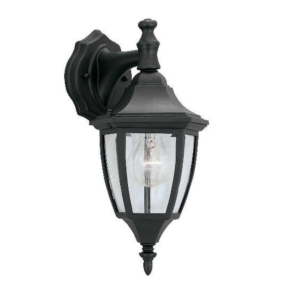 Designers Fountain 2461-BK black wall lantern