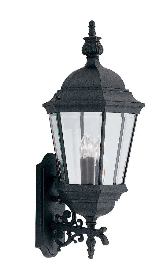 Designers Fountain 2952-BK black wall lantern