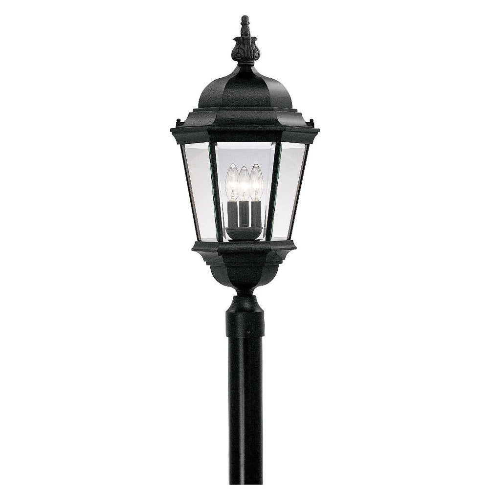Designers Fountain 2956-BK black post lantern