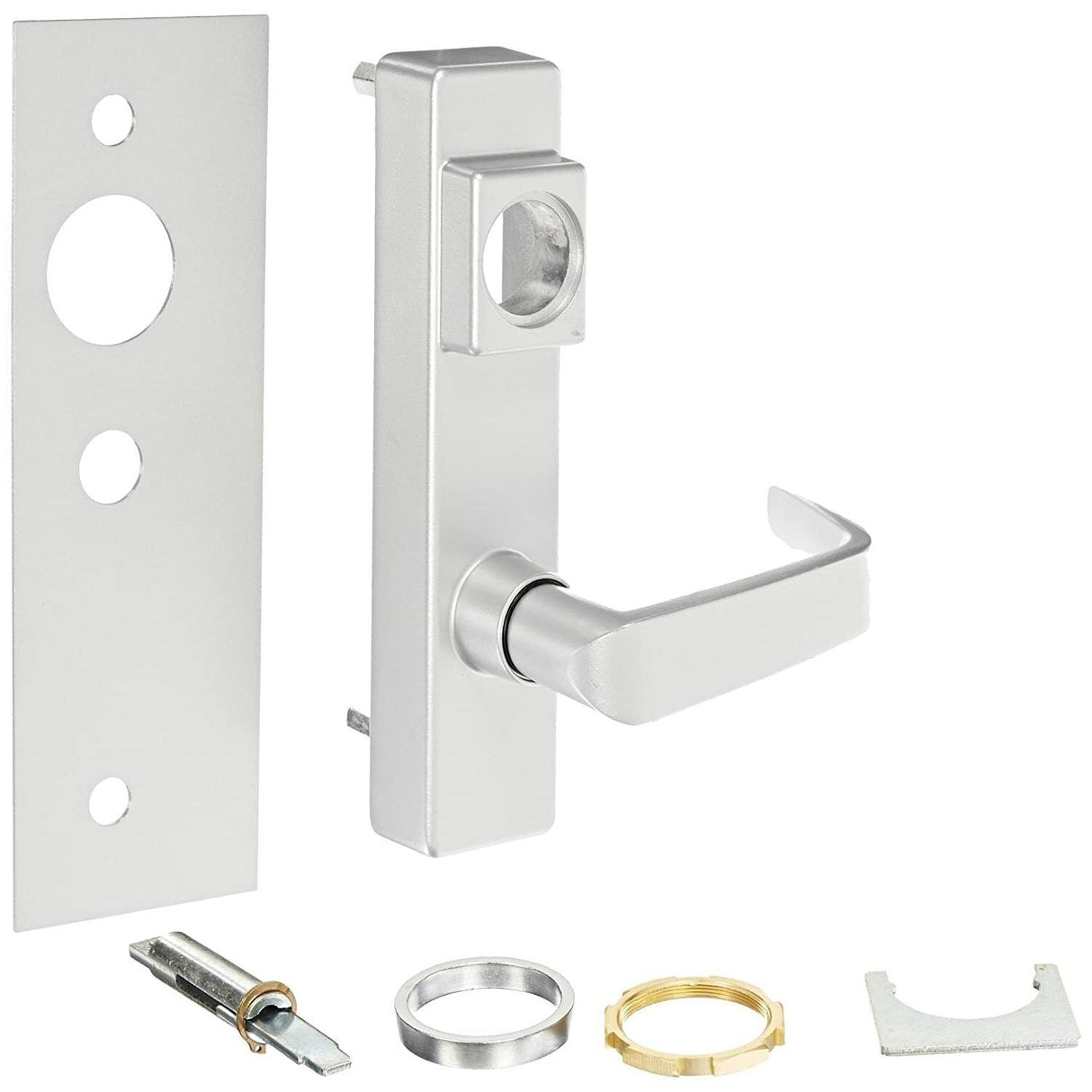 Detex 08BNS689 Keyed Standard Lever Exit Trim Gray