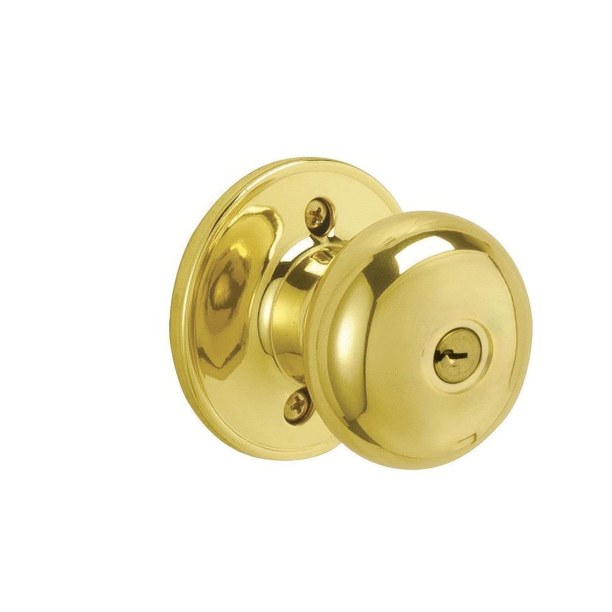 Dexter by Schlage J54STR605 J54STR Stratus Single Cylinder Keyed Entry Door Knob Polished Brass