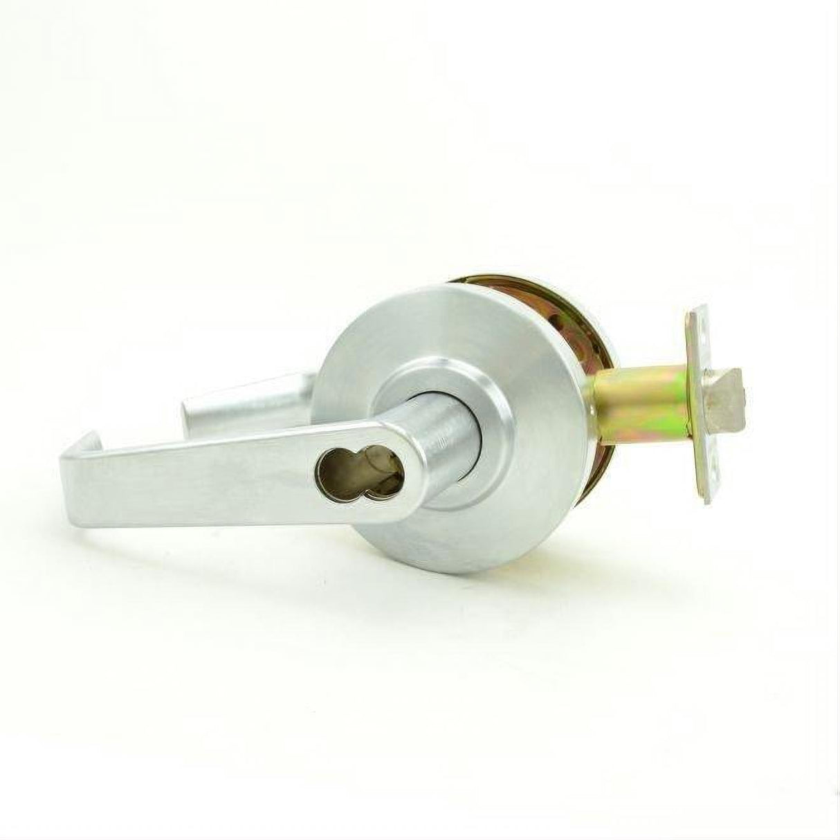 Dexter Commercial C2000ENTRR626SFIC C2000ENTRR6 Entry Office Grade 2 Regular Lever Non Clutching Cylindrical Lock Satin Chrome