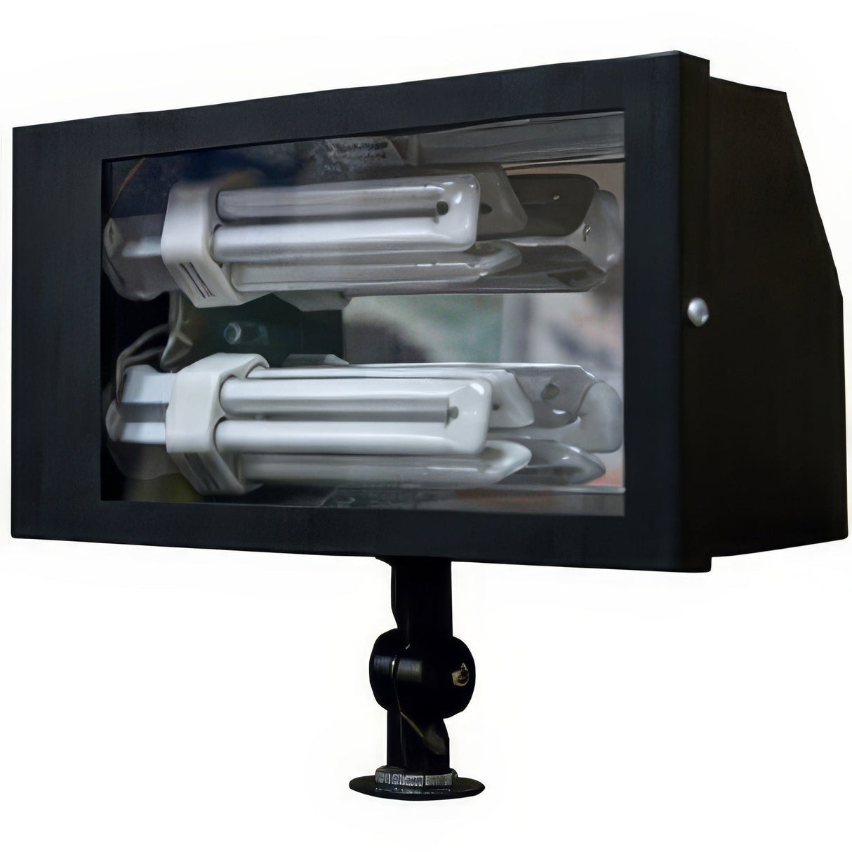 Dabmar Lighting DF5685-B Solid Brass Area Flood Light Black