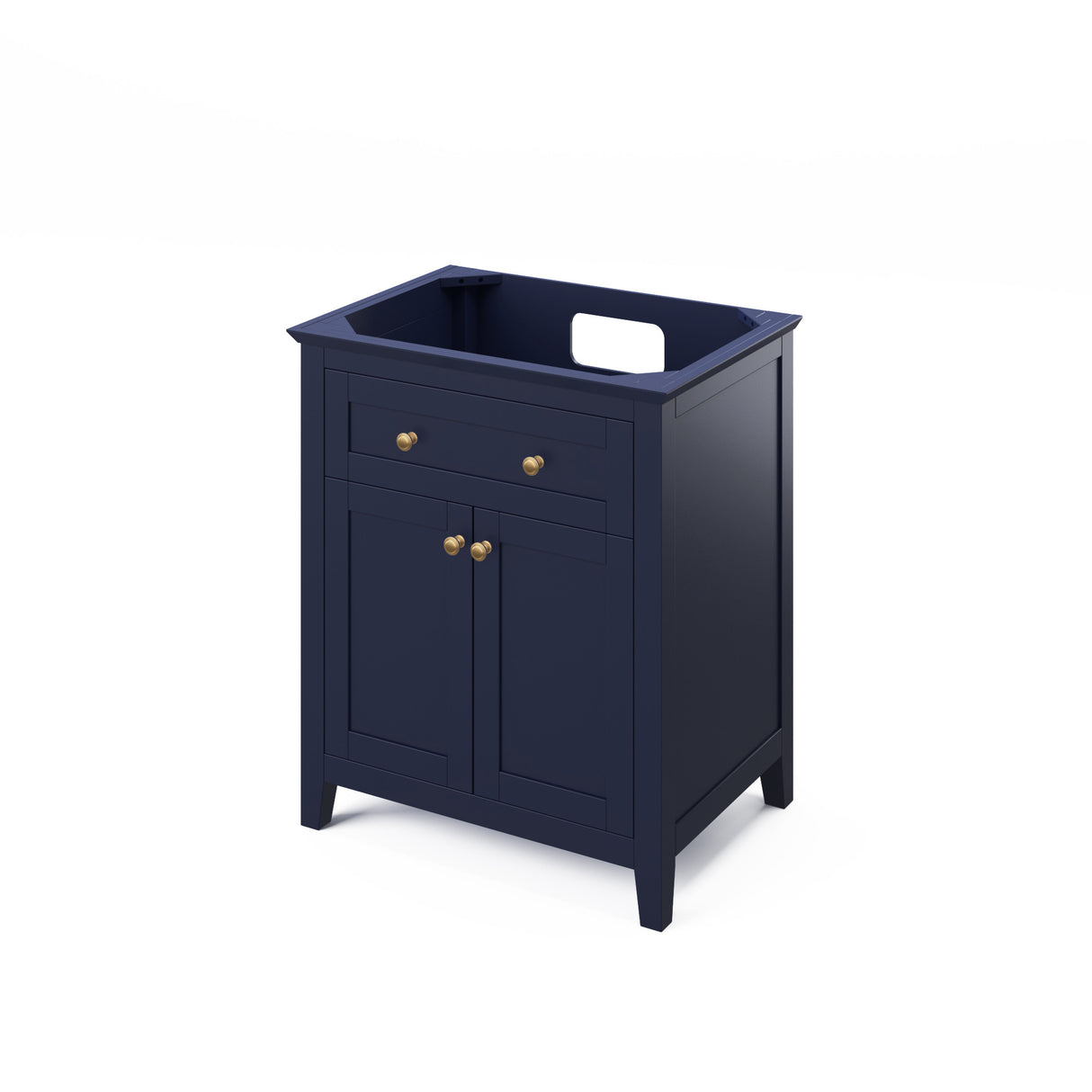 Jeffrey Alexander Chatham 30" Hale Blue Single Sink Bathroom Vanity with Black Granite Top - 8 in. Widespread Faucet Top product image 3