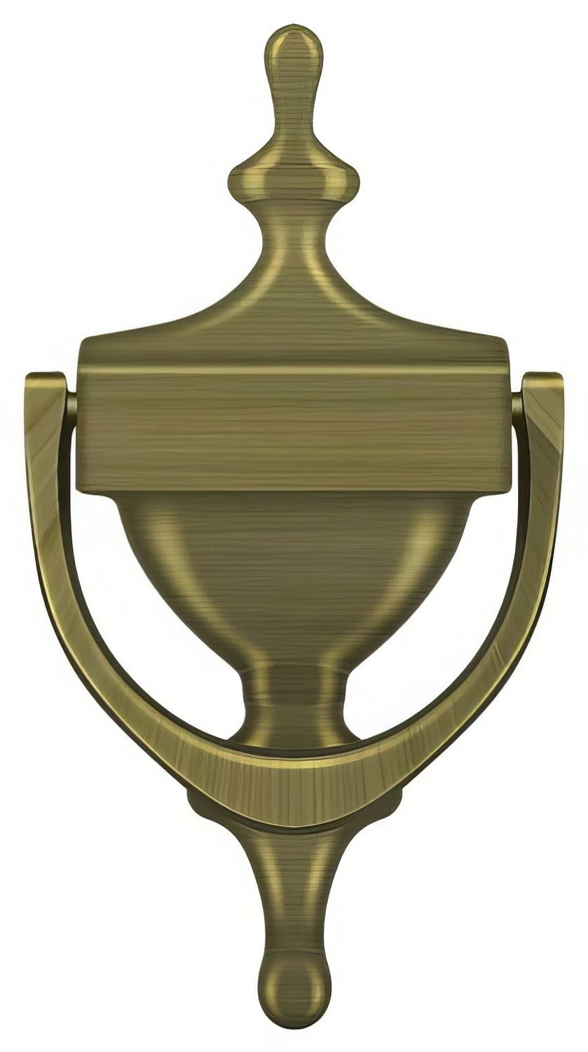 Deltana DK7356U5 antique brass door knocker