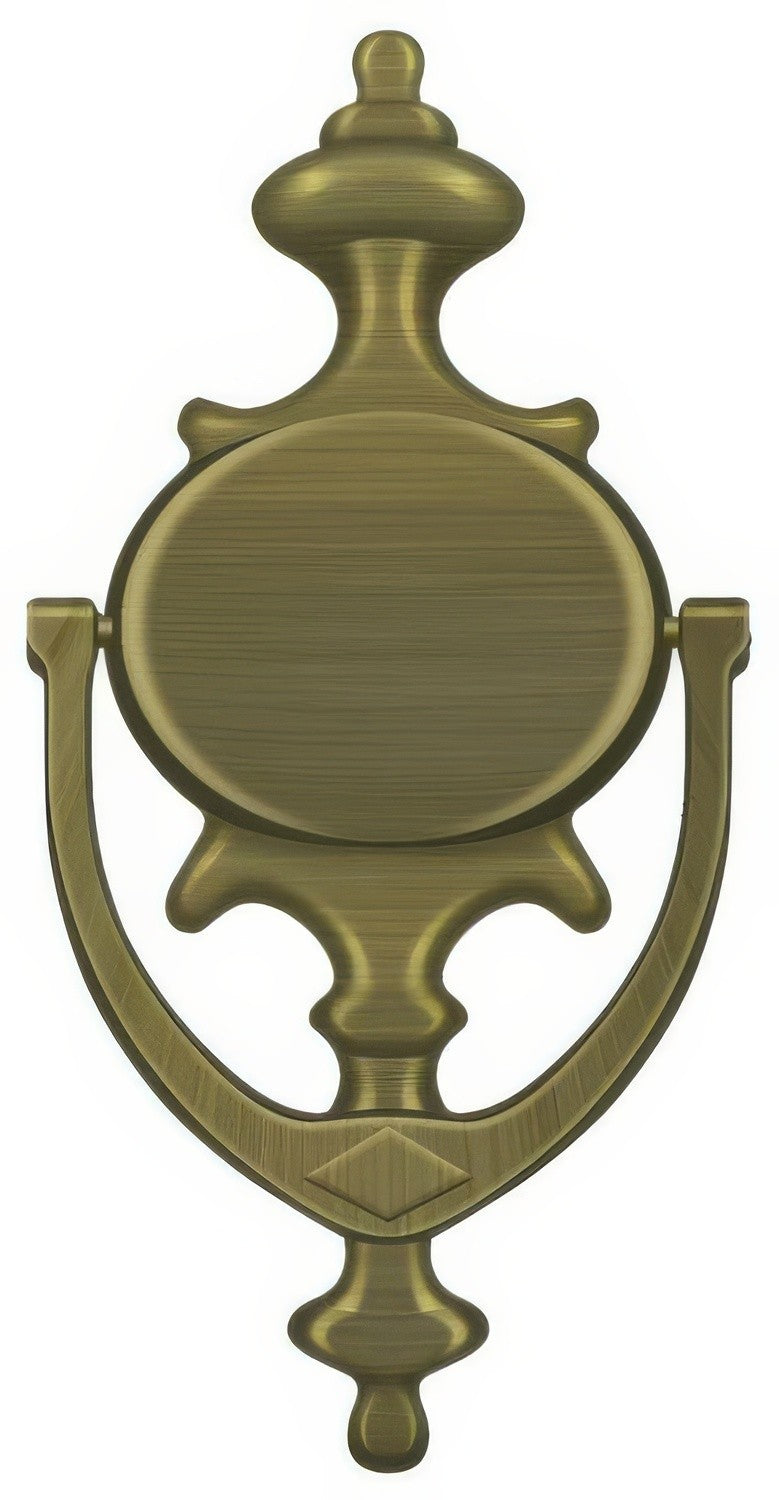 Deltana DK854U5 antique brass door knocker